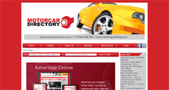 Desktop Screenshot of motorcardirectory.co.uk